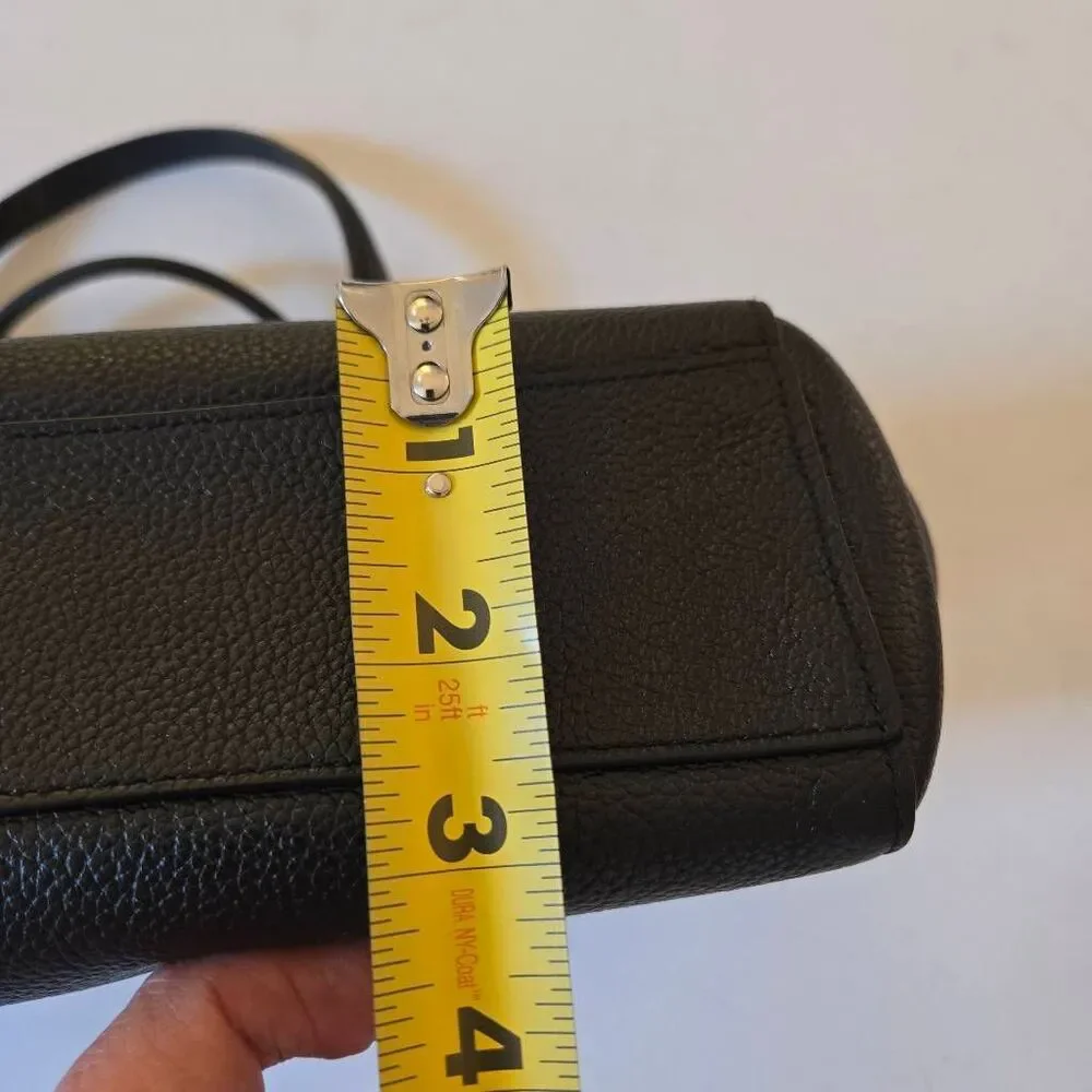 Coach Black Pebbled Leather Kelsey Satchel or Crossbody Purse